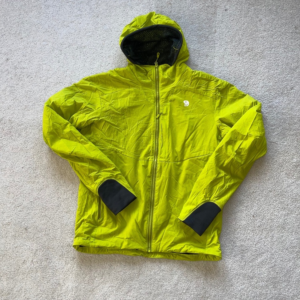 Mountain Hardwear Hooded Full-Zip Jacket – Neon Green/Yellow, M | Used